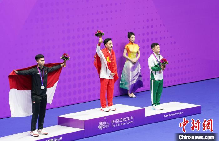 孙培原杭州亚运会男子长拳三连冠成功卫冕